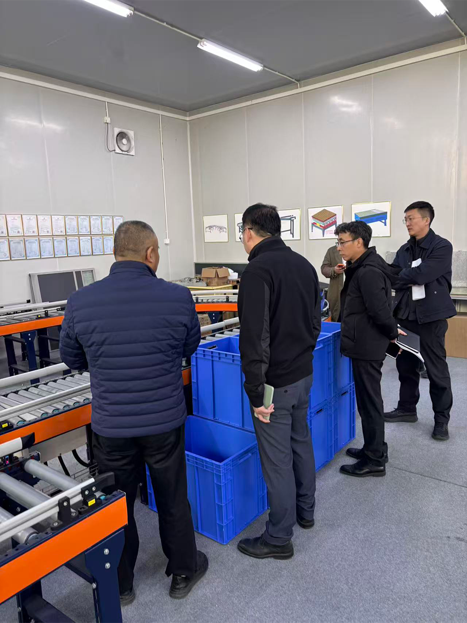 长安镇领导走访调研昌恒智能